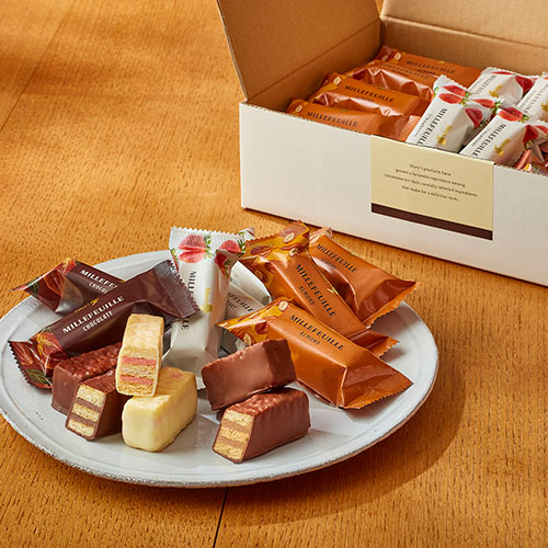 メリーチョコレートのお買得ミルフィーユ箱の写真