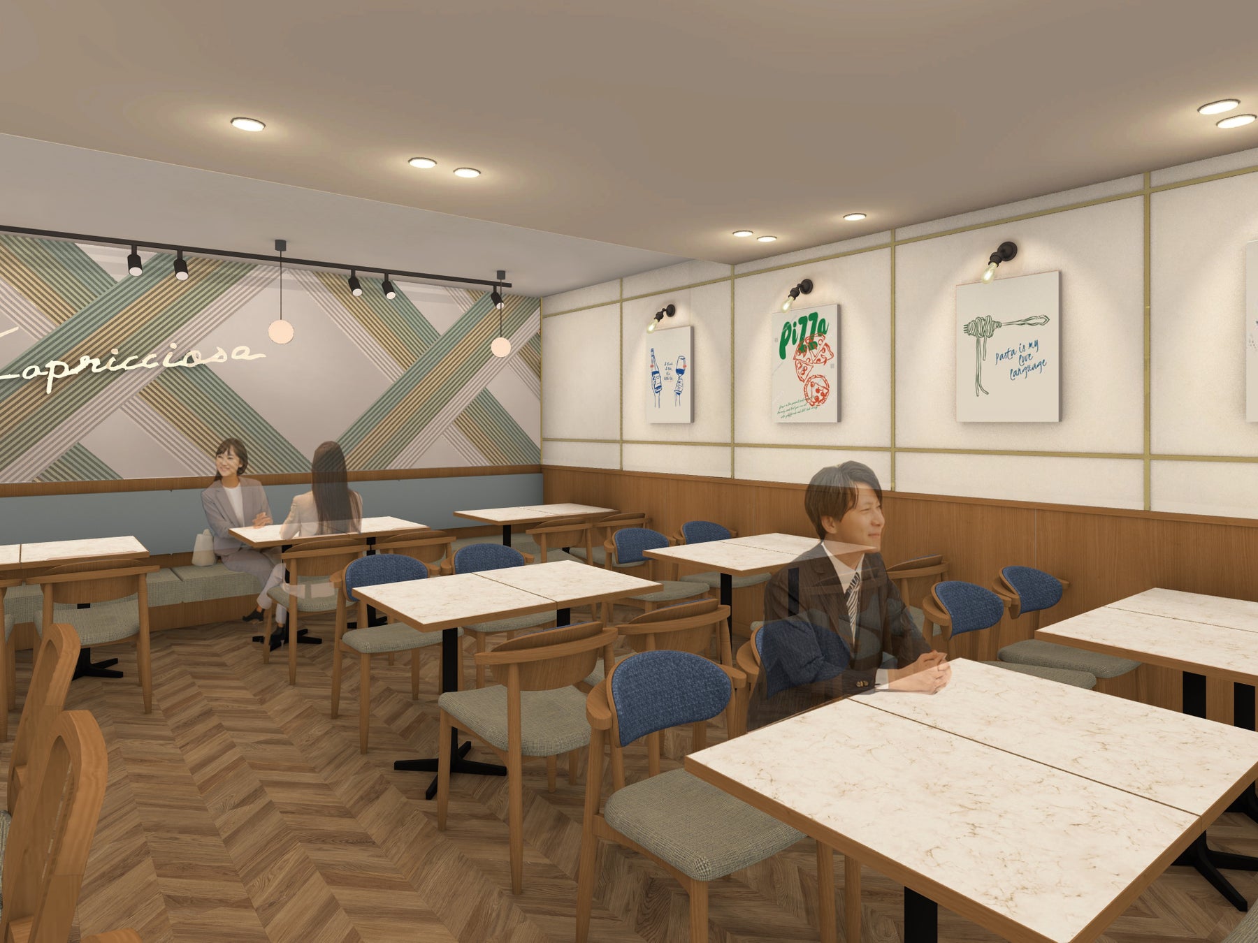 カプリチョーザ 池袋IT tower TOKYO店の内観イメージ