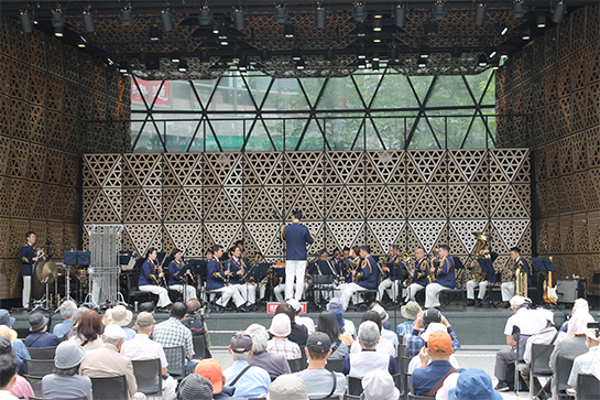 都民コンサートの東京消防庁音楽隊イメージ