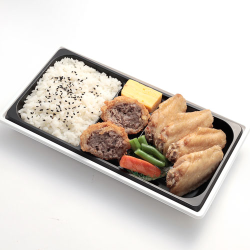 お肉の専門店 スギモトの日向小次郎のコーラ漬け手羽先の唐揚げ弁当