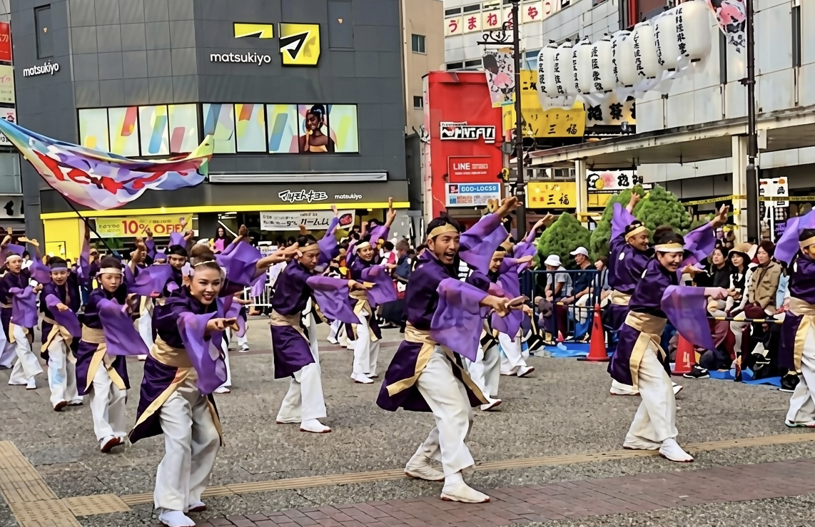 東京よさこいの演舞の様子