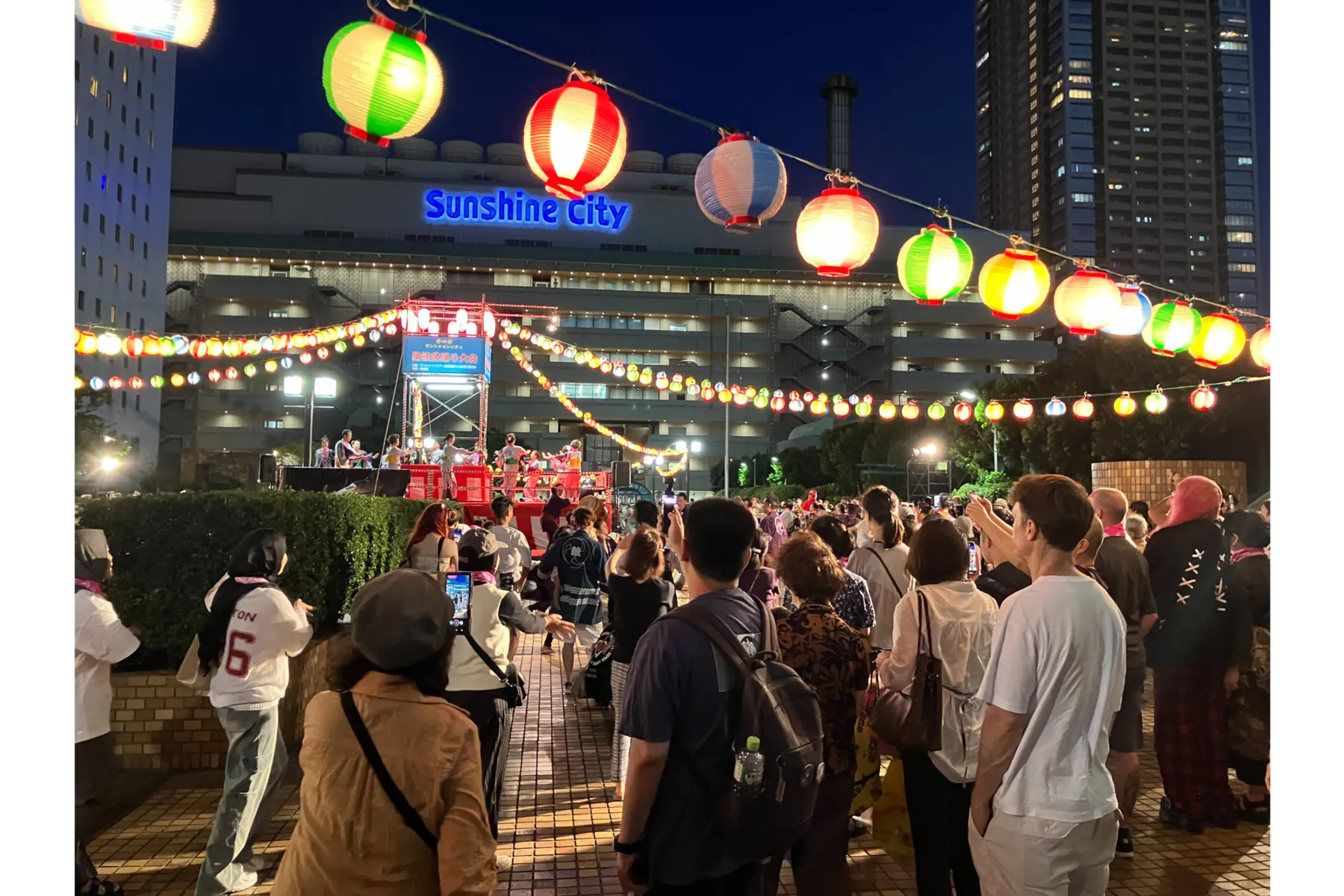 第47回サンシャインシティ納涼盆踊り大会の会場イメージ