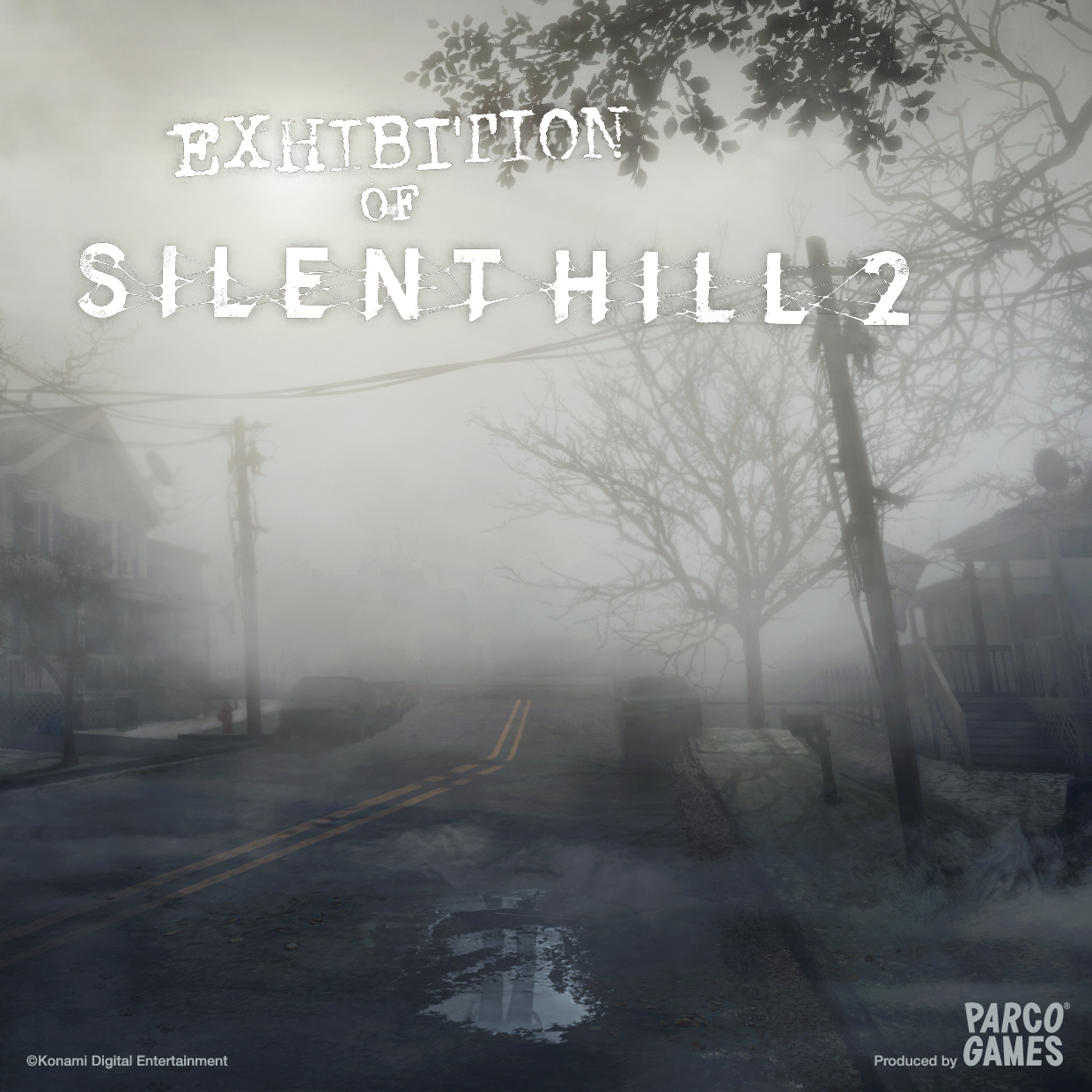 池袋PARCOで開催されるEXHIBITION OF SILENT HILL 2の告知ビジュアル