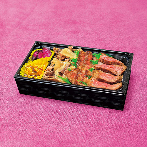岐阜・飛騨天狗GIFUの飛騨牛3種盛り合わせ弁当