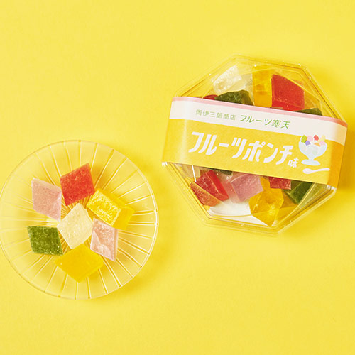 島根県・岡伊三郎商店「フルーツ寒天 フルーツポンチ味」(100g・594円)
